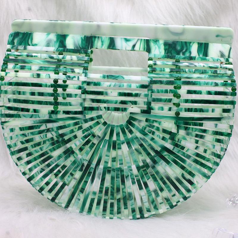 

Dinner Bag New Hollow Basket Leisure Fashion Hand Mini Acrylic Trendy Brands Luxury Women s Handbags Shipping Pearl Wallets 29x8x25cm