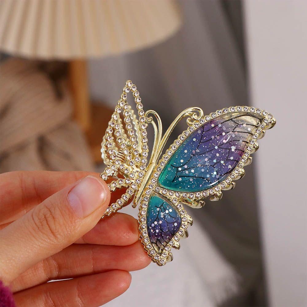 Metal Girls Barrettes Exquisite Female Head Women Headwear Delicate Hairpin Hair Accessories Hair Clips Butterfly Hair Claw