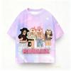 Summer Children Roblox T-shirt Boys Clothes Girls Anime Game Short Sleeve