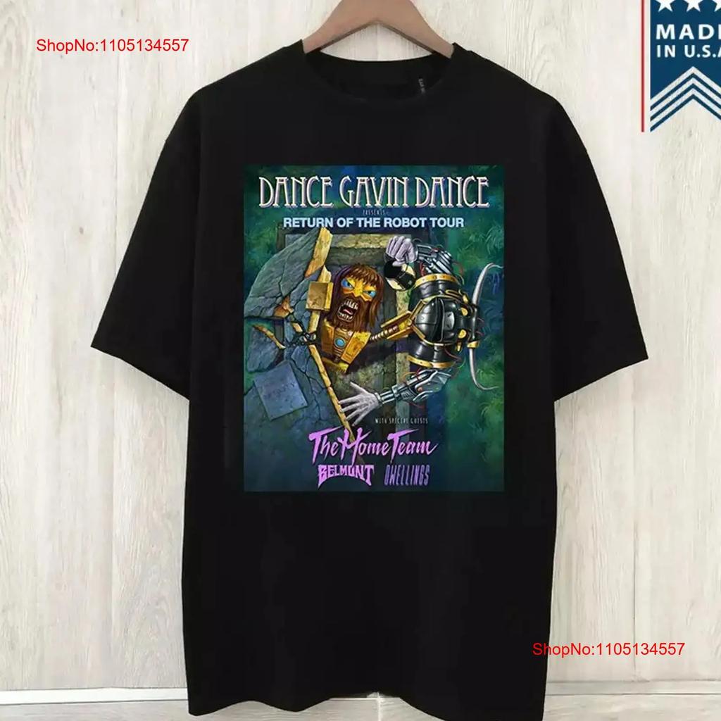 Dance Gavin Band Return Of Robot Tour T shirt size S XL vintage Washed Stylish fashion Top For Everyday Wear Unisex
