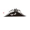 Dune Strange Scratch Car Sticker Funny Peeking Monster 3D Big Eyes Car Sticker For Ford Hyundai Bmw Toyota Mazda Car Accessories