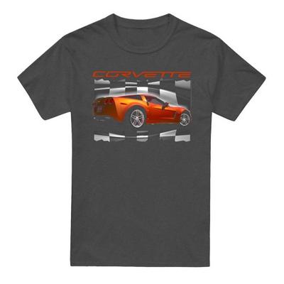 Chevrolet Unisex Adult Orange Z06 Vette Heather T-Shirt