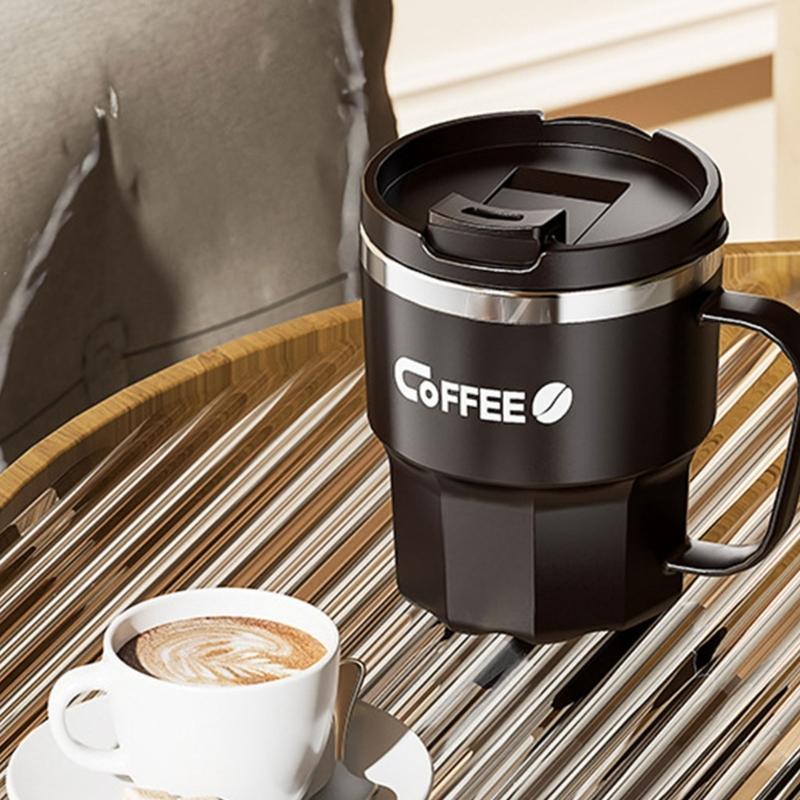 Double Wall Insulated Stainless Steel Coffee Cup Keep Beverages Warm Ideal for Students Office and Outdoor Use