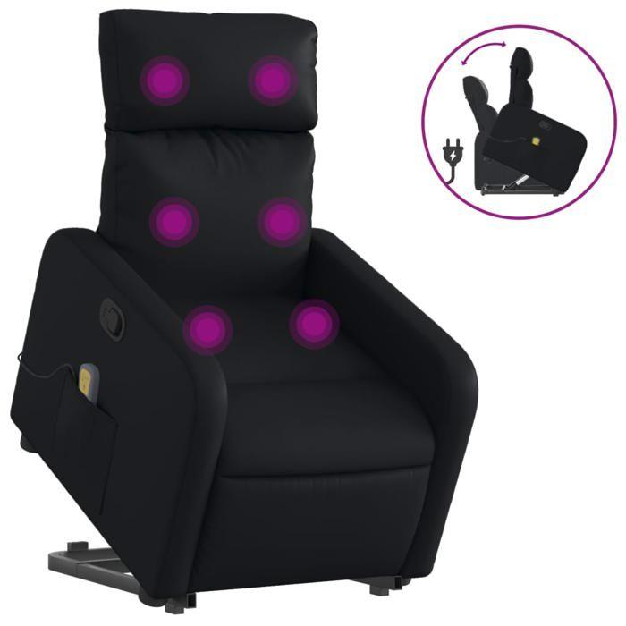 VidaXL Reclining Massage Armchair, Relaxation Chair with Adjustable Backrest and Footrest, Living Room Seat 3206756