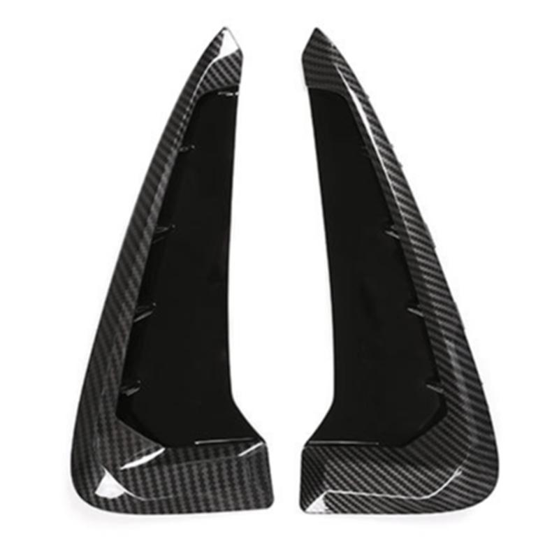 A16P-Car Front Fender Side Air Vent Cover Side Fender Vent Trim Sticker For BMW X5 2014-2018