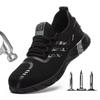 Fashion Spring autumn breathable labor protection shoes Steel head anti hit anti puncture fashion work protection safety shoes H687