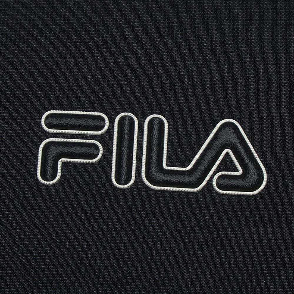 FILA Heritage Casual Sports Polo Shirt Men tops Black F61M628101FBK
