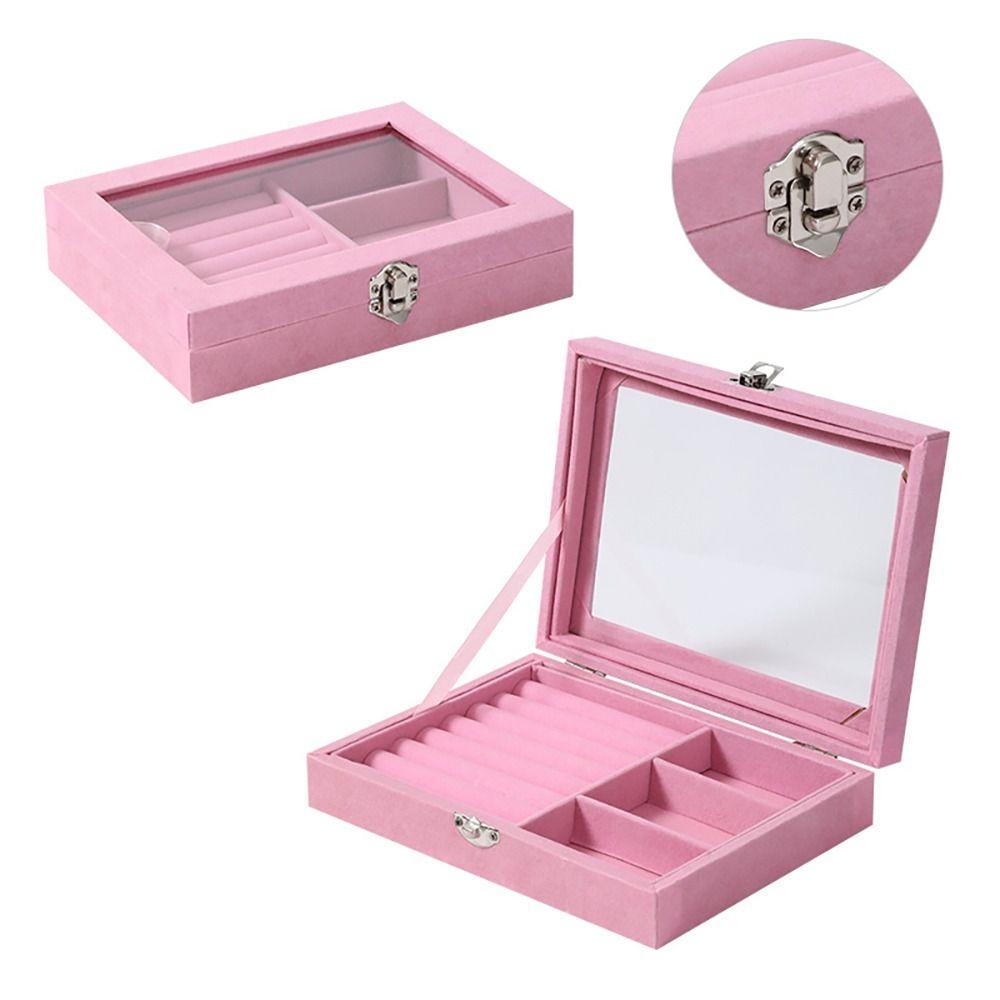 Velvet Necklace Display Tray Stackable Organizer Trays Showcase Drawer  Ring Bracelet Necklace