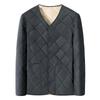 Men's Thickened Velvet-Lined Cotton Jacket for Cold Protection - Winter Warmth, Middle-Aged & Elderly Dad's Style