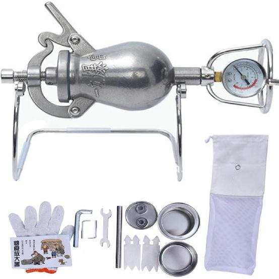 

Ручная машина для попкорна, Аппарат для попкорна под высоким давлением, Китайская традиционная старомодная машина для попкорна, Мини-пушка из нержавеющей стали для еды