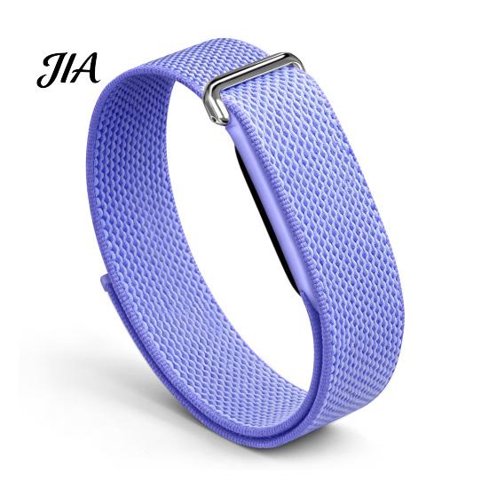 Running Hiking Gym Accessories Nylon Band for Fitbit Air, Breathable Replacement Watch Band, Adjustable Flexible Wrist Straps Sport Wristband,