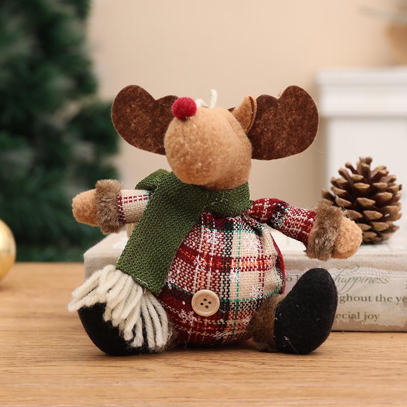 Elegant Cross-border Christmas Gnome Doll Gift - Long-legged Rudolph Ornament