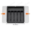 Expandable Silverware Drawer Organizer Tableware Organizer Adjustable Cutlery and Flatware Tray Kitchen Utensil Organizer Gadget