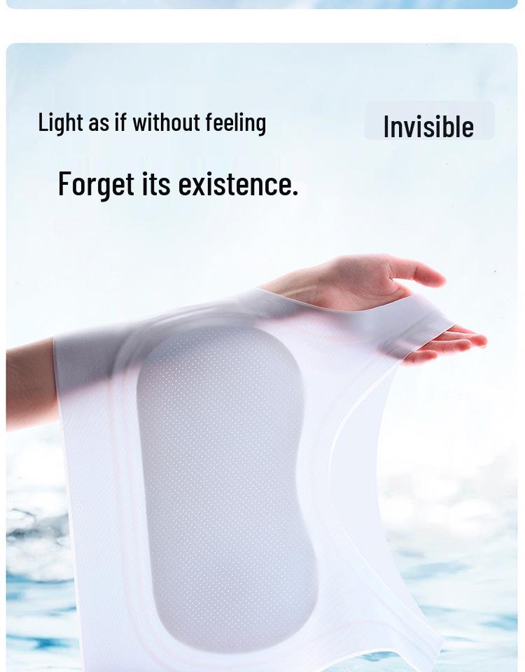 Ice Silk Cooling Seamless Chest Binder - Women’s Skin Tone Invisible Vest & Anti-Bulge Bra for a Beautiful Back and Smaller Bust.