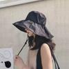 Dayan sun hat summer new peach skin velvet bucket hat women's outdoor travel sun hat seaside beach hat