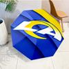 Rams Team Spirit Printed Automatic Umbrella, 8-Frame for Travel, camping, Casual Umbrella, Essential Gift for  for family and friends