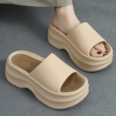 Μοντέρνα Πλατφόρμες Καλοκαιρινές Γυναικείες Σανδάλια με Τακούνι Παπούτσια Παραλίας Μοντέρνα Γυναικεία Φλατ Σανδάλια Εξωτερικού Χώρου Μαλακά Παπούτσια Cloud Σπιτιού Για Γυναίκες