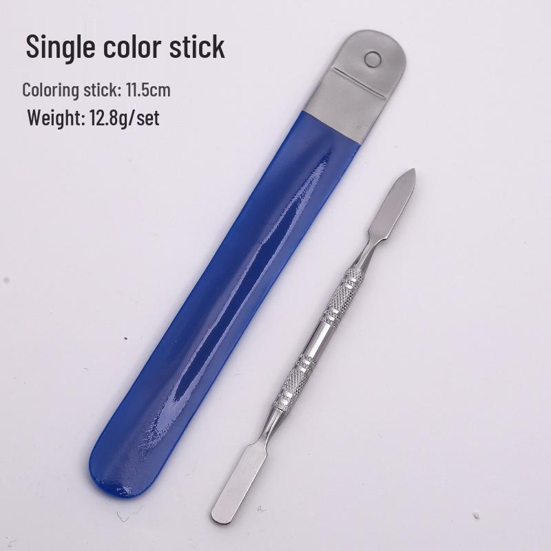 Set de Paletas Cuadradas de Acero Inoxidable para Artistas de Maquillaje para Mezclar Base y Herramientas de Belleza