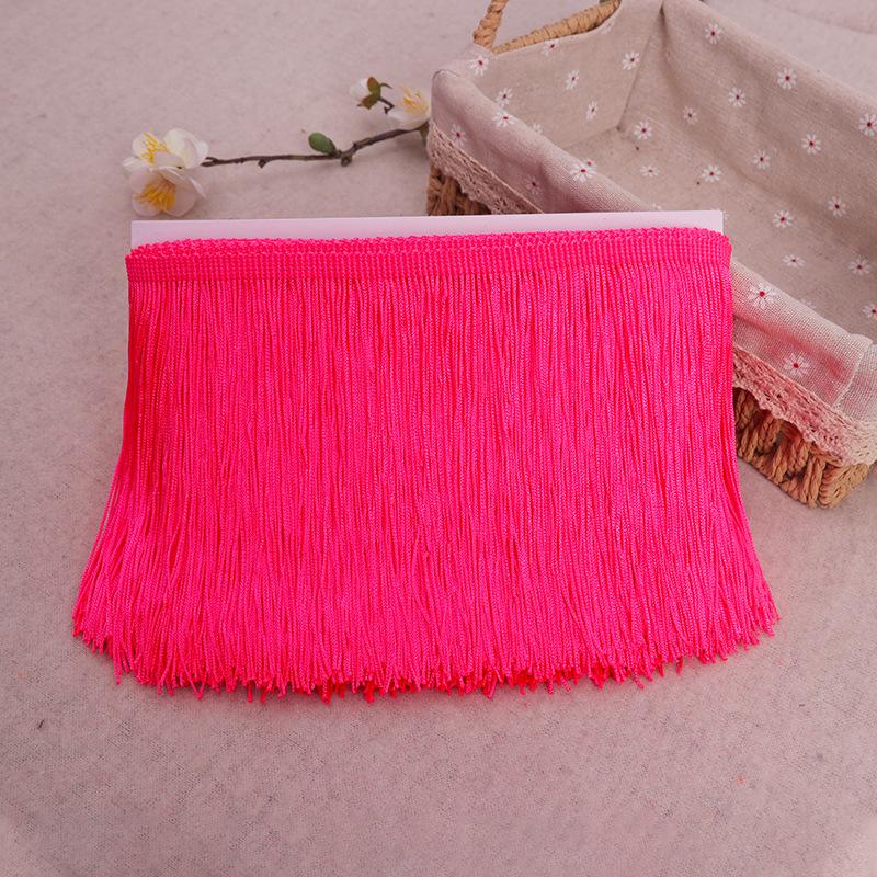 Polyester Fringe Tassel Trim (10-20cm) for Stage Costumes, Curtains, Carpets, and Lace Decorations