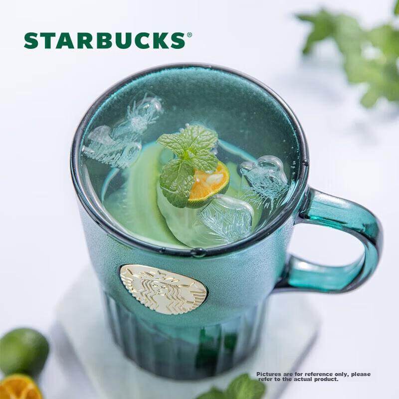Starbucks tumši zaļš Dievietes paraksta stikla