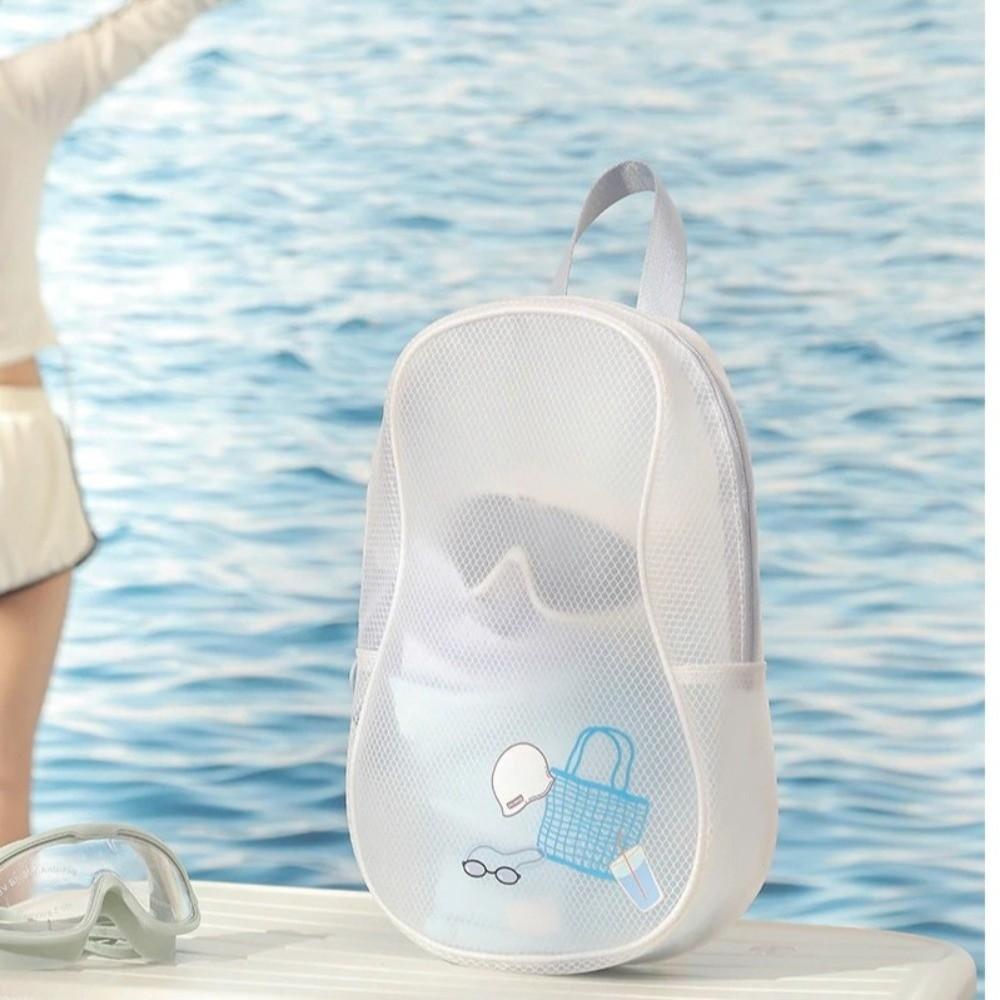Waterproof Swimming Storage Handbag Translucent Cosmetic Beach Bag Portable Makeup Bags  Swimming