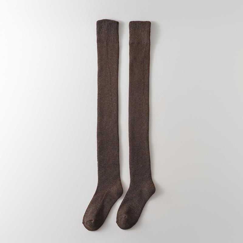 Zosilnené froté podkolienky Detské zimné teplé a proti chladu chrániče kolien Stehenné ponožky Jednofarebné Japonské JK pančuchy Dámske ponožky Dlhé