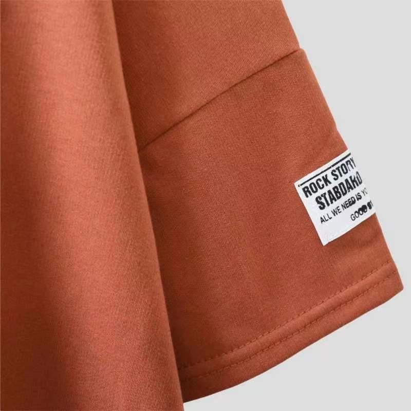 2023 Oversized Mid-Length Women's T-Shirt - Short Sleeve, Loose Fit, European Style