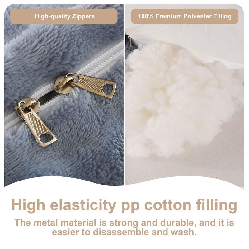 Odnímatelný čelo postele čtecí polštář, plyšový zádový polštář, klínový polštář na postel a pohovku