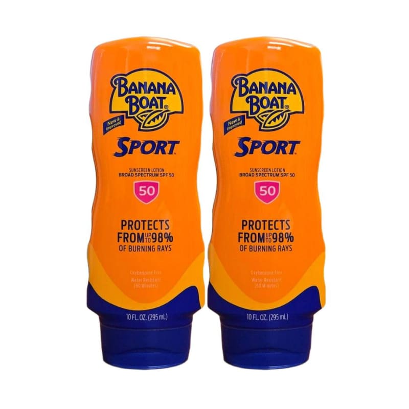 

Banana Boat Sports Sunscreen Lotion SPF 50 295ml x2