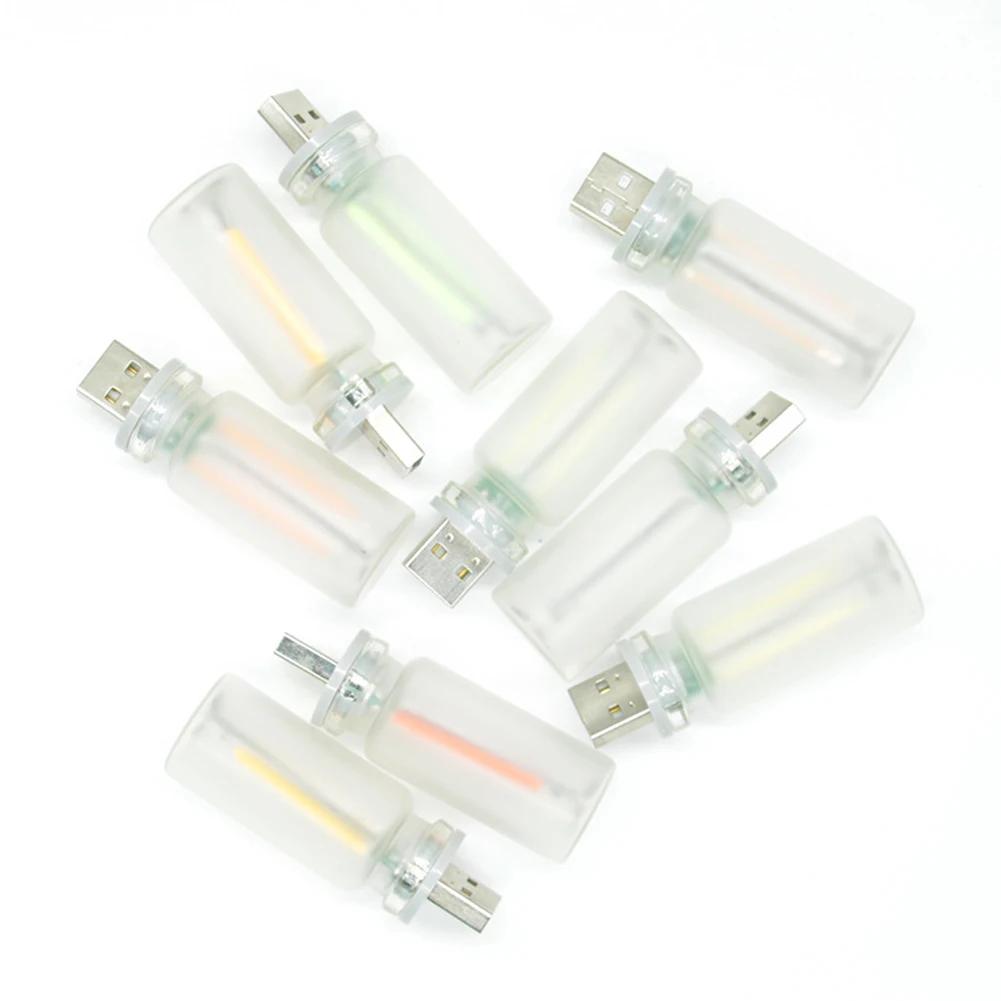 Auto Milchglas Atmosphärenlicht USB Touch-Steuerung LED-Glühbirne Glühlampe LED-Filament Schlafzimmer Nachtdekoration