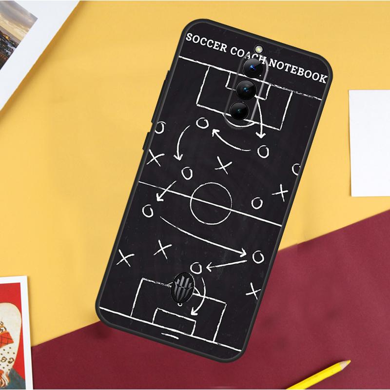 Football Soccer Tactics Time Case For ZTE Nubia Red Magic 10S Pro Plus 8 9 10 Air 8S 9S 11 Pro Plus 6 7 6S 7S Pro Cover