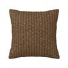 Braided Rattan Wood Wicker  Square Pillowcase Cushion Cover Pillow Case Throw Pillow Cover for Home Bedroom Car