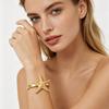 Golden Starfish Bracelet for Women: Elegant Ocean-Inspired Accessory with European and American Style