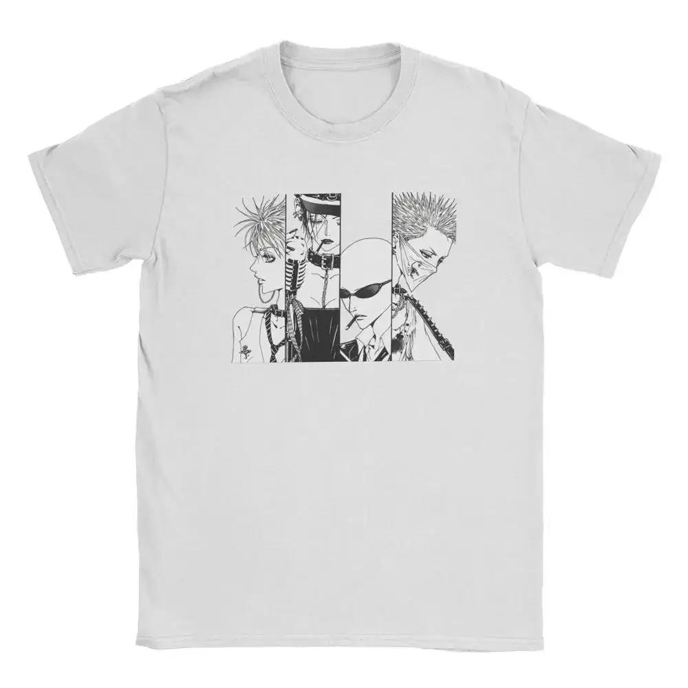 NANA Osaki T-Shirt Lässig Harajuku Streetwear Japanische Kleidung T-Shirt Mode Rock Punk Kurzarm Übergröße T-Shirt Unisex