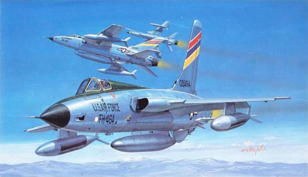 Micro Ace 1/144 Jet Fighter Series F-105 Thunderchief