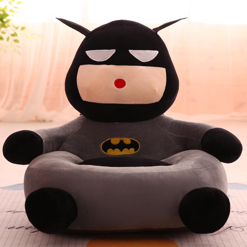 Lazy Kids' Plush Animal Sofa: Dinosaur, Giraffe, Elephant Dolls
