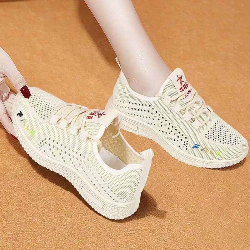 Sports shoes New summer mesh shoes Breathable mesh casual single shoes Running shoes