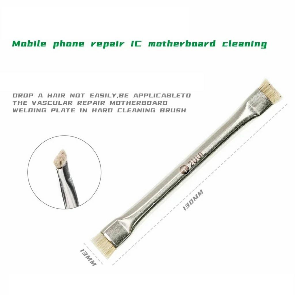 2UUL CL11 Dual Heads Bristle Brush for PCB Clean Dust Removal Brush