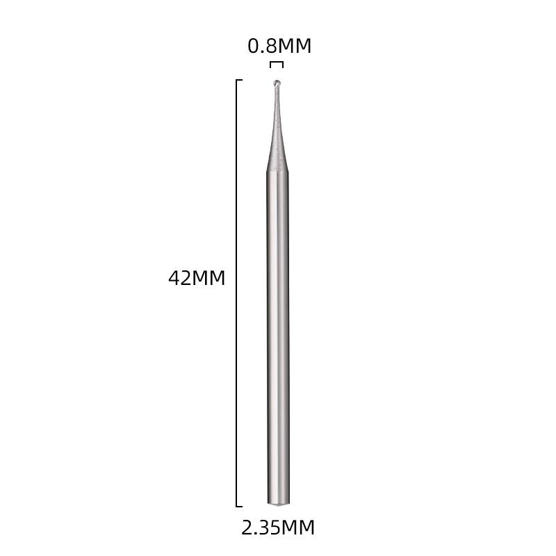 Electric Tungsten Steel Ball Carving Knife Milling Cutter for Woodworking and Dental Machines