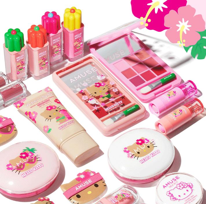 AMUSE x Hello Kitty Limited Lip & Cheek Palette – K-Beauty Exclusive