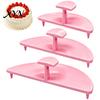 Durable Cake Plugin Set 3PCS Curve Auxiliary Tools, Lightweight PLA Support Three Piece Stand Stakes, Decorating Ruffle Stencils for Kitchen