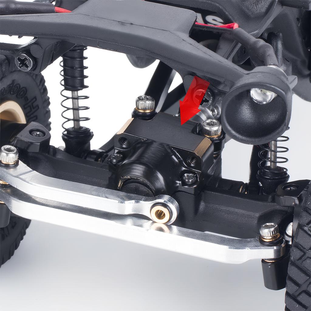 1/30 Axial SCX30  Brass Upgrade Set - Steering KnucklesCup Bridge Cover Rear Axle Counterweight for SCX30 Car Slot Racing Parts
