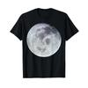 Full Moon T Shirt Phases Astrology Vintage Washed Streetwear Comfortable Casual Top For Everyday Wear Fashion Versatile