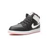 Air Jordan 1 Mid PS Black Arctic Punch Kids Sneakers White 640737-061