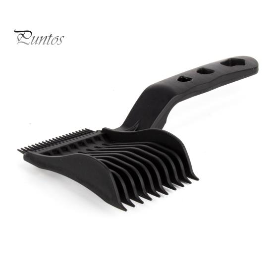 2ks Barber Fade Comb Profesionální polohování Mixování Zakřivený zastřihovač vlasů Hřeben Domácí Salon Kadeřnictví Muži Stříhání vlasů Hřeben Barber Haircut