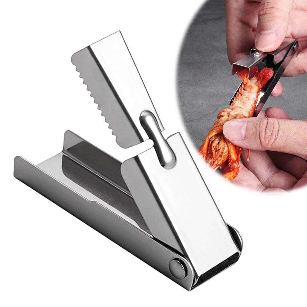 Tail Cutter Stainless Steel Crayfish Crawfish Shell Opener Set Fast Sheller Tools for Seafood Lovers Mess-free Peeler