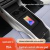 Compatible Silicone Pad Wireless Charger & Cup Holder for MG4 26 Models - Original Interior Color