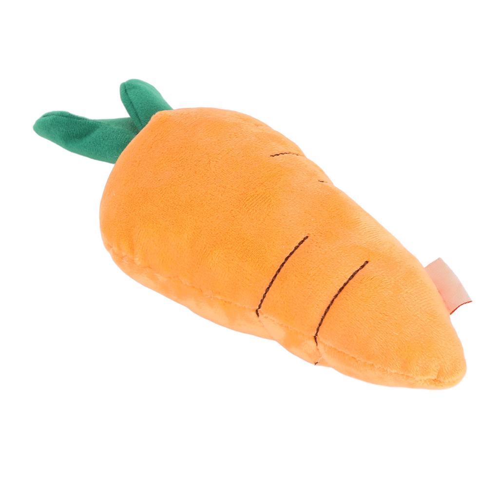 Carrot Dog Squeaky Toys Bite Resistant Relieve Anxiety Dog Squeaky Chew Toys Carrot Shaped Dog Toy for Playing