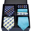 Men'S Formal Tie Bow Tie Pocket Towel 7-Piece Suit High-End Suit Small Square Scarf Retro Pattern Groom Wedding