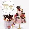 2 Packs Gold Iron Cake Stand, Round Shaped Cupcake Stands, Wedding Birthday